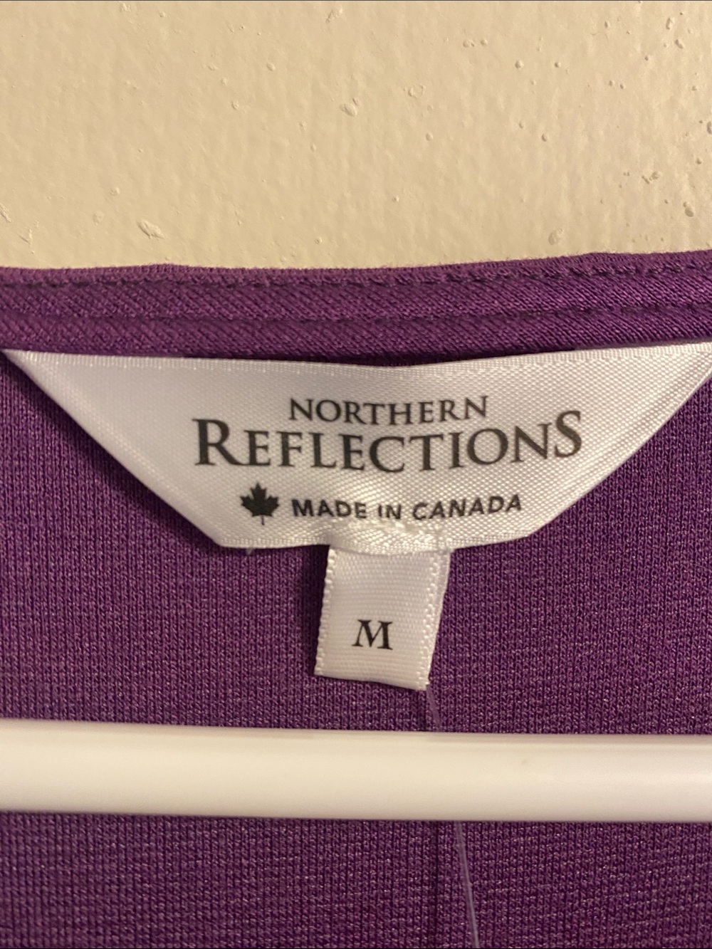 Northern Reflections Purple Scoop-Neck Midi Dress NWT M - Picture 3 of 13